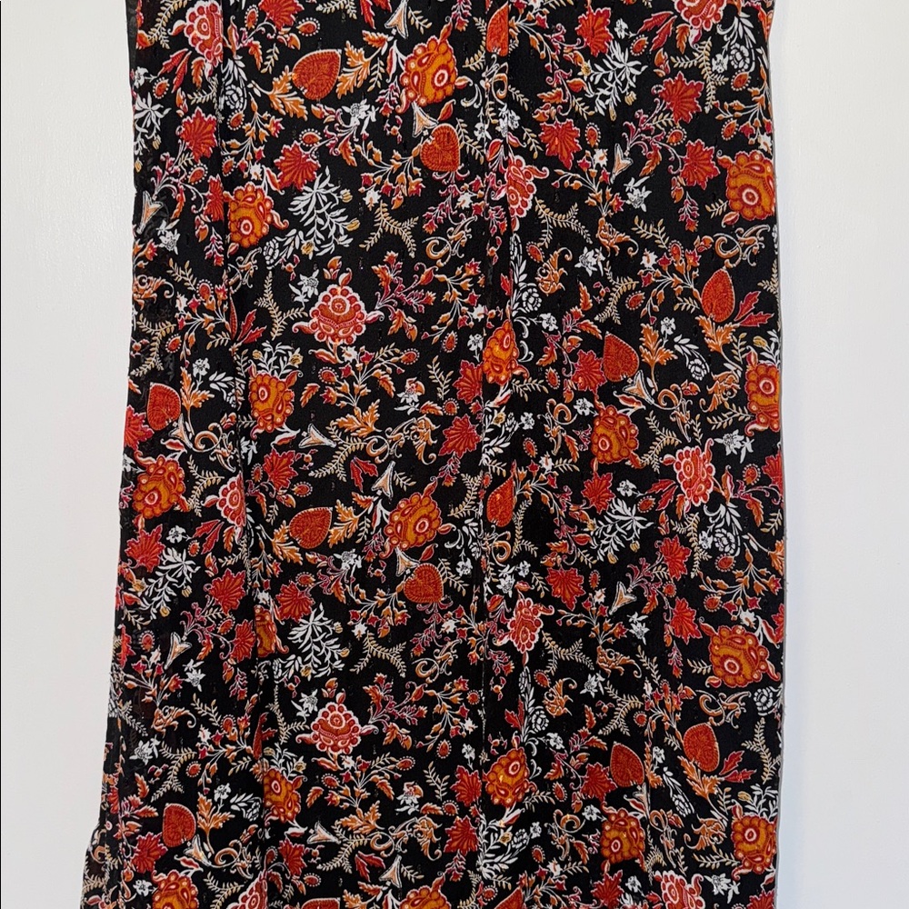 Cloth & Portrait Boho Maxi Dress w Ruffle Hem & Flutter Sleeve Women’s XXL 2X - Picture 9 of 12